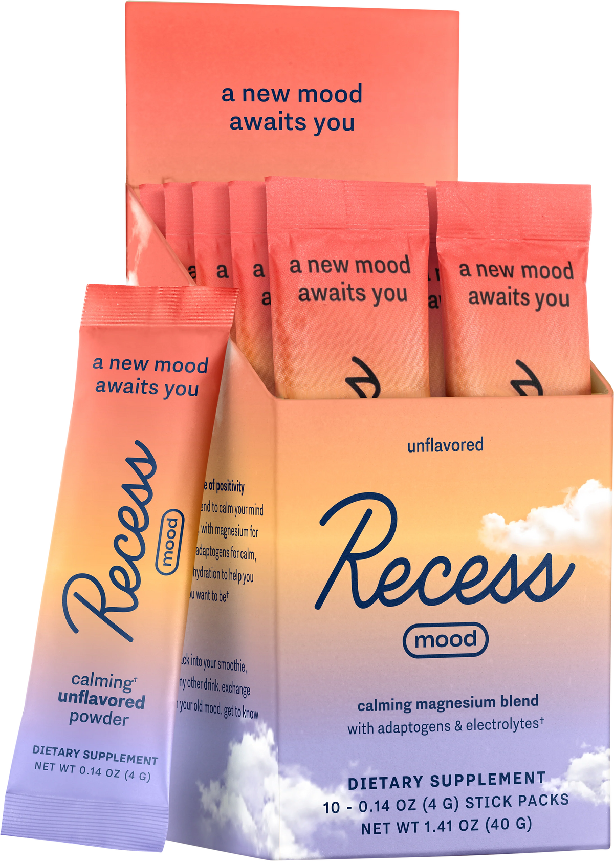 unflavored stick packs